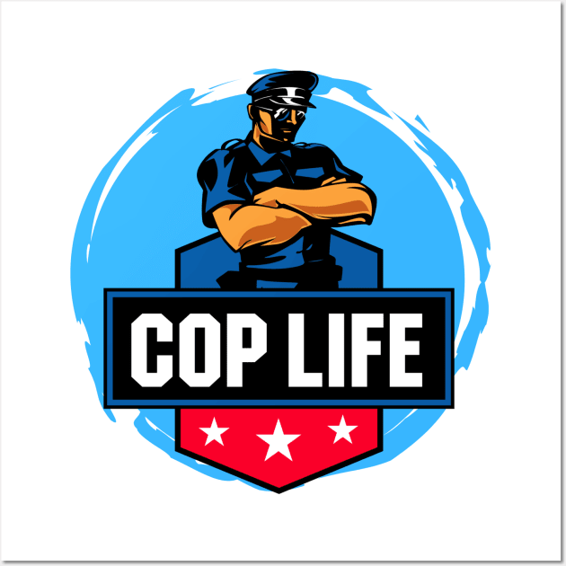 Updated Logo Wall Art by CopLife